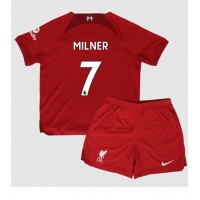 Liverpool James Milner #7 Hjemmebanesæt Børn 2022-23 Kortærmet (+ Korte bukser)